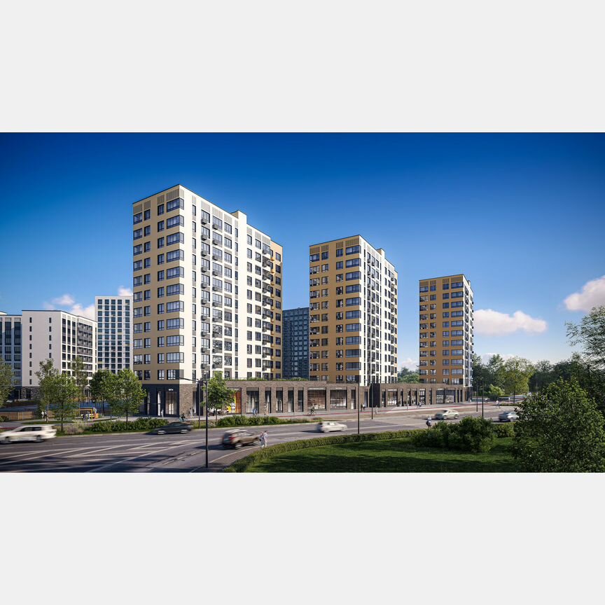 3-к. квартира, 79,5 м², 10/15 эт.