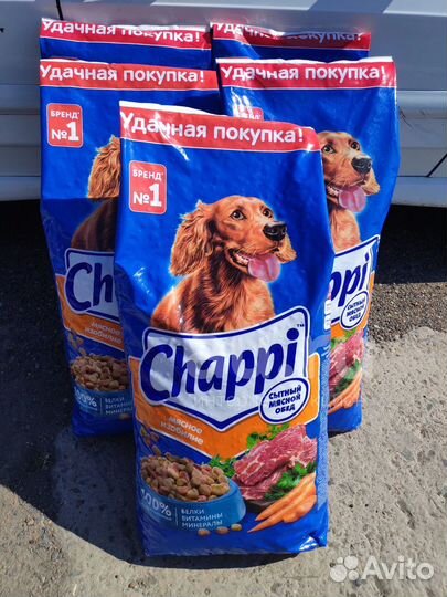 Корм для собак chappi 15 кг