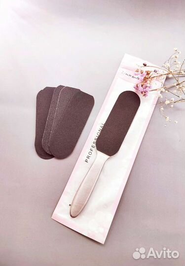 Тёрка основа для педикюра с основами 10шт