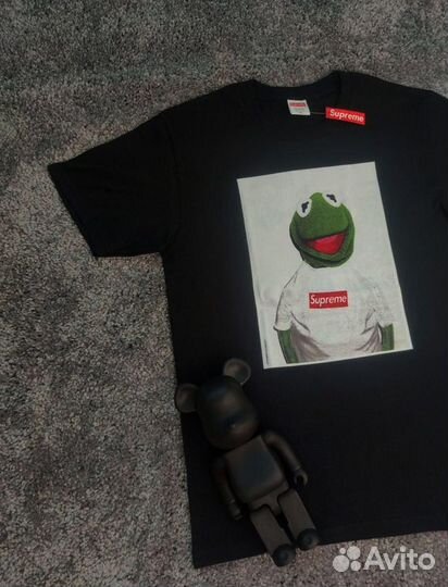 Футболка Supreme Kermit Logo Lux