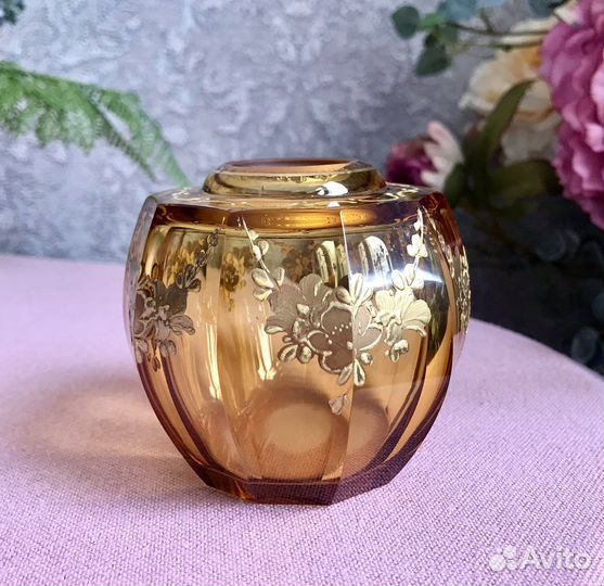 Вазы разные, хрусталь, стекло, винтаж, Германия