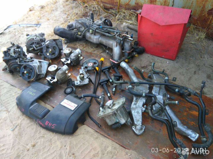 Навесное оборудование на двигатель Субару ej-20