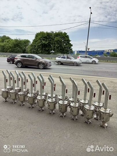 Самовар на дровах 7 литров Тула