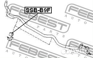 Втулка переднего стабилизатора d24