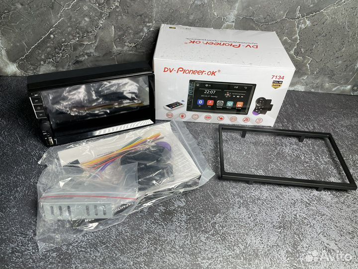 Магнитола 2 Din pioneer новая 60w