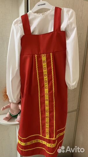 Костюм русский народный, царевны, Аленушки 122-140