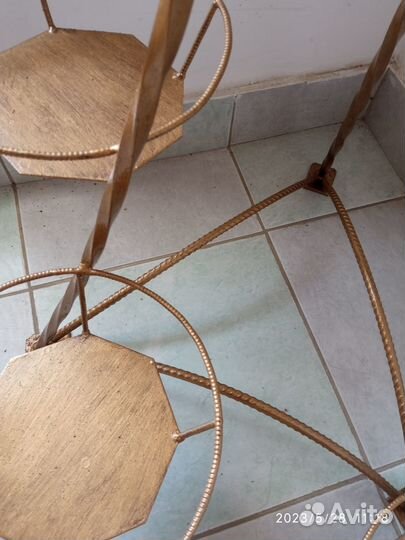 Подставка для цветов на 10 горшков,цвет.бронзовый