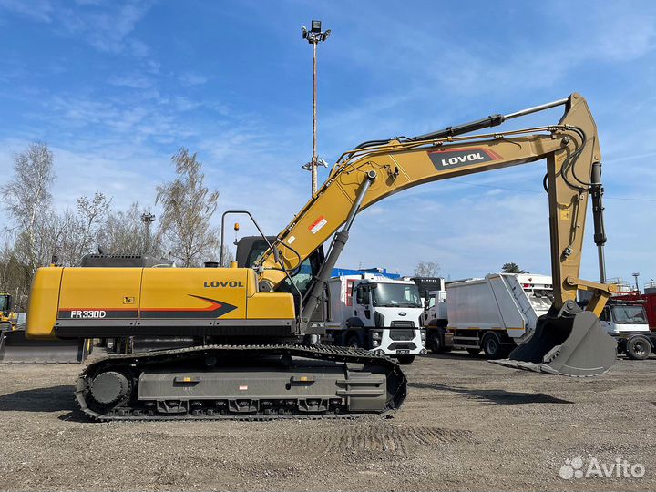 Гусеничный экскаватор Lovol FR330D, 2024