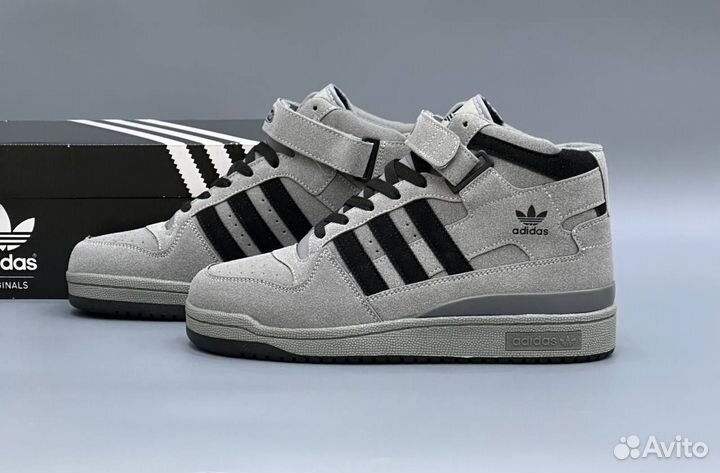 Мужские зимние Adidas Forum с мехом