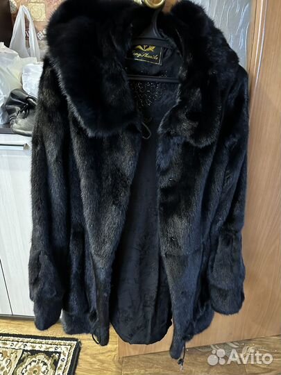 Шуба норковая с капюшоном 42 44