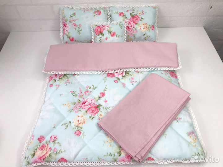 Комплект в кукольную кроватку/коляску