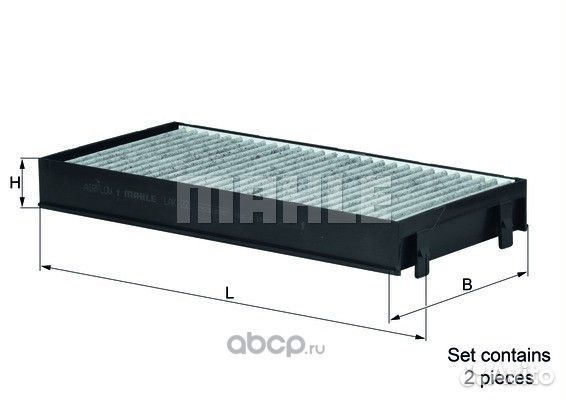Фильтр салона BMW 64119248294 knecht LAK221S