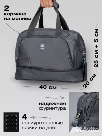 Сумка дорожная ручная кладь