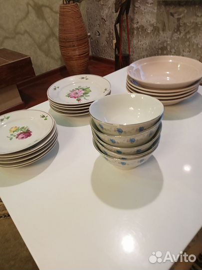 Тарелки блюда СССР