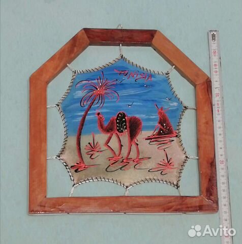 Картина из верблюжьей кожи