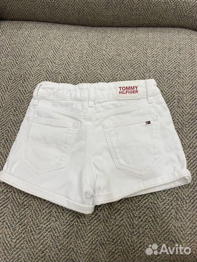 Джинсовые шорты для девочки 122 Tommy Hilfiger