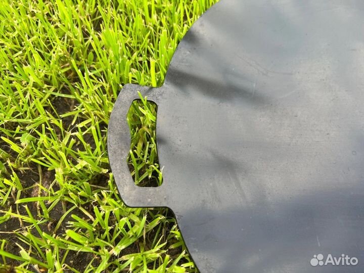 Садж стальной вороненый 45см