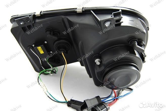 Фары передние Chrysler 300C 05-10 галоген черные