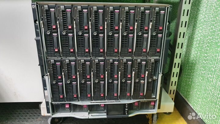 HP BladeSystem C7000 + 16x BL460с G6