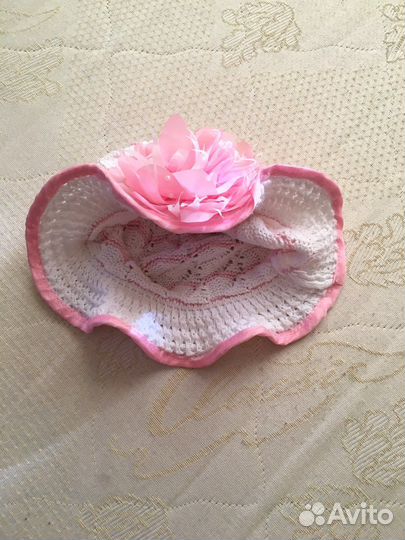 Шляпки, косынки, шапки летние от 0-2лет