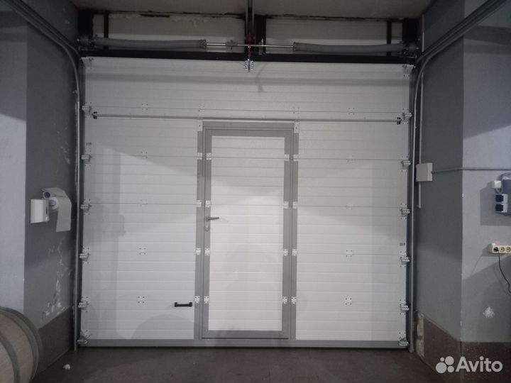 Гаражные секционные ворота дорхан бесплат. замер