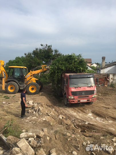Услуги экскаватора трактора