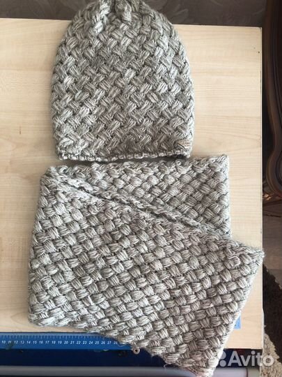Женский снуд и шапка