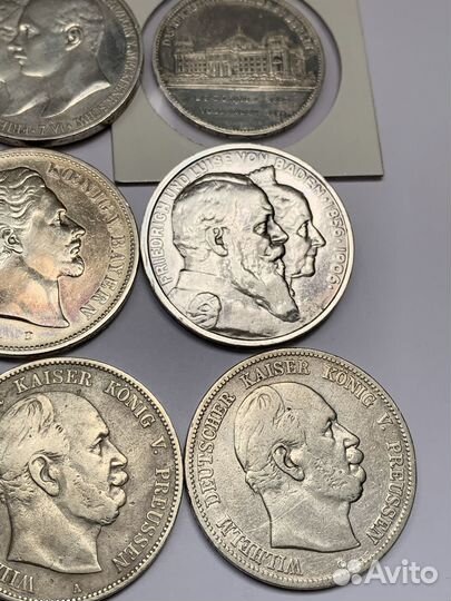 Монеты -9. Серебро Германская Империя (1871-1918)