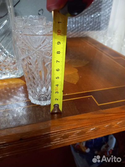 Графин и стаканчики хрустальный СССР