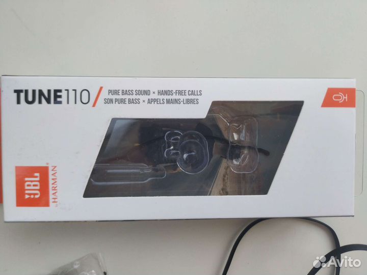 Внутриканальные наушники JBL T110