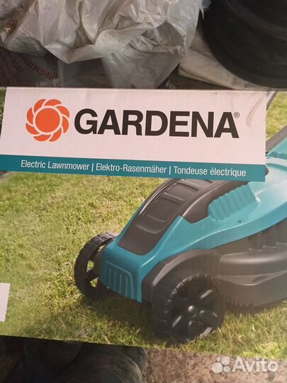 Газонокосилка электрическая gardena под ремонт