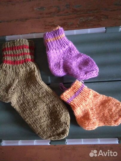 Носки и следки ручной работы