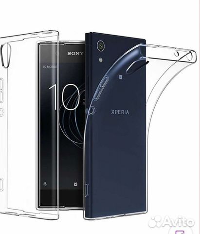 Тонкий пластиковый чехол для Sony Xperia XA1 plus