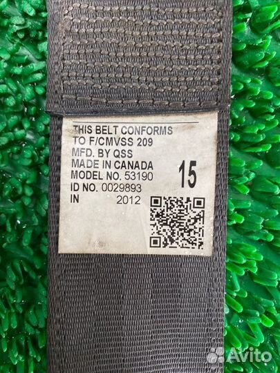 Ремень безопасности прав. зад. Toyota Tundra