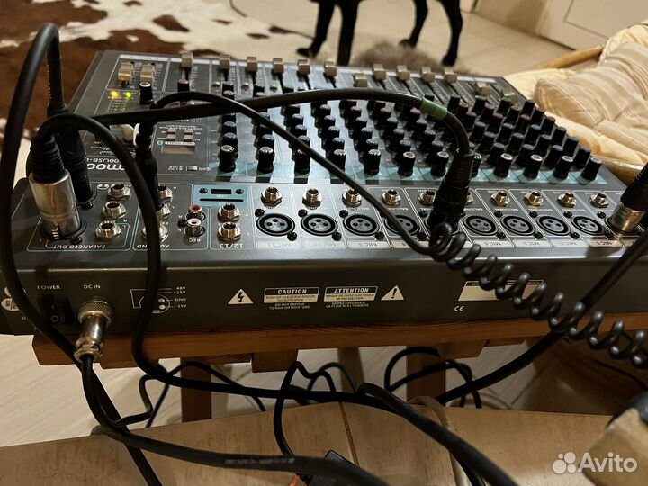 Микшерный пульт 12 каналов, USB, bluetooth