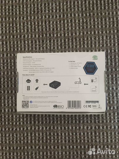 Принт-сервер Network USB Server M1 09F155