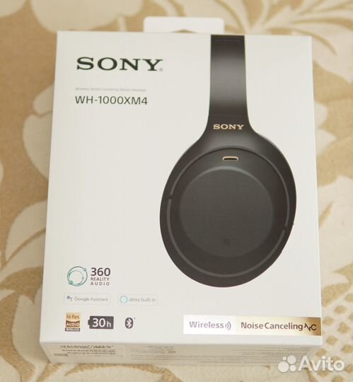 Беспроводные наушники sony wh 1000xm4 black
