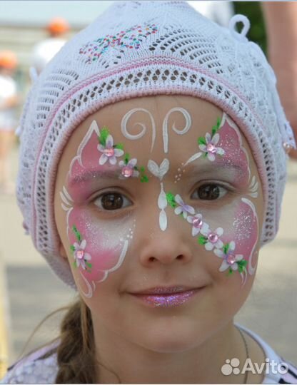 Аквагрим, рисунки хной, блеск-тату, мехенди