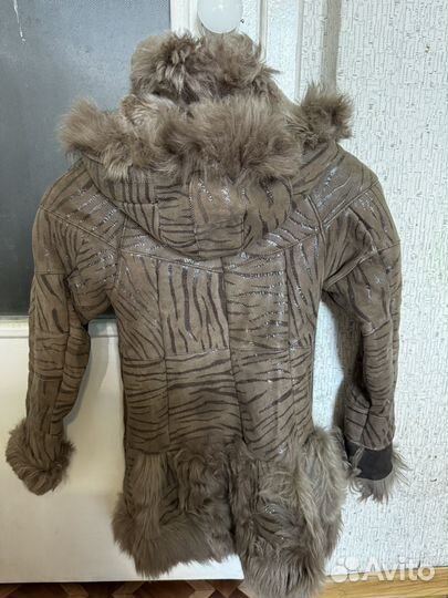 Дубленка на девочку 140-146