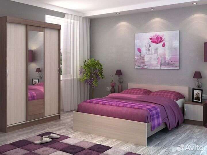 Кровать двуспальная Бася 160см