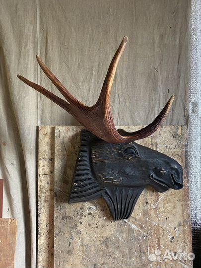 Маска лося, мебель эксклюзив