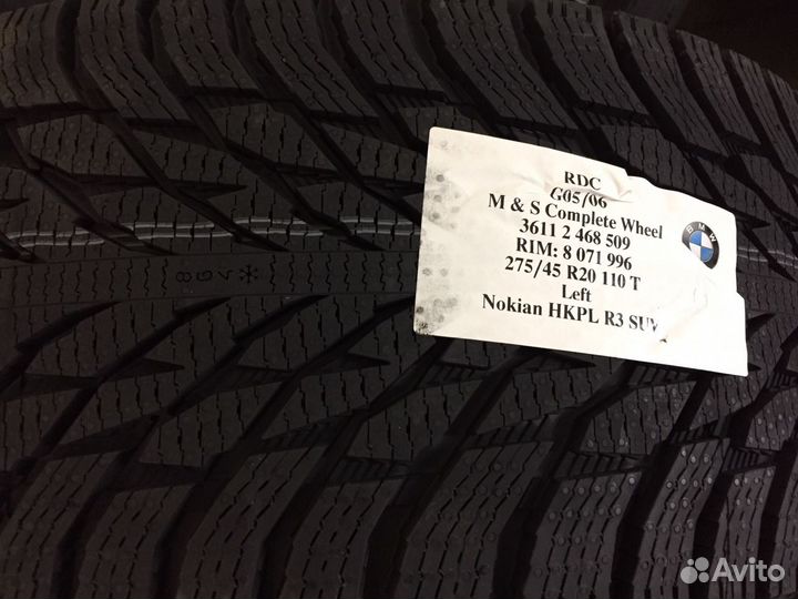 R20 Nokian Tyres Hakkapeliitta R3 275/45, PCD 5x112 DIA 66.6