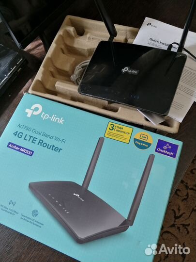 Роутер TP-Link Archer MR200 4G с sim картой
