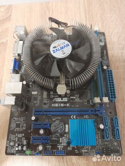 Связка asus h61m-k+intel i3-3240+4gb ddr3