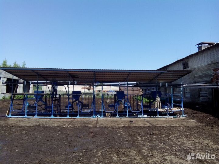 Летний Лагерь для доения крс, коров, удс