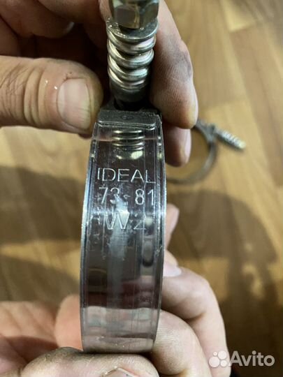 Хомутыводяных патрубков