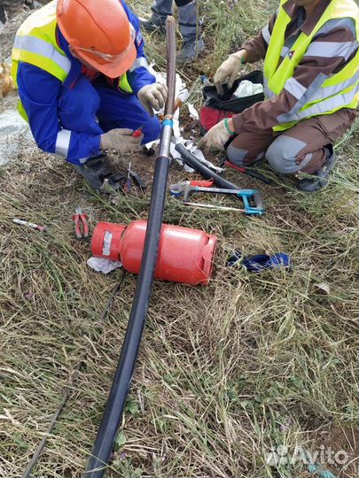 Ремонт кабеля, Поиск повреждения кабеля, Прожиг