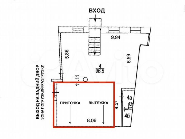 Торговая площадь у метро, 30 м²