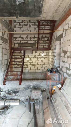 Металлокаркас лестниц