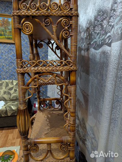 Этажерка деревянная старинная